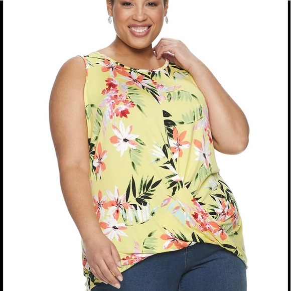women's plus size tropical clothing